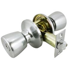 MX633/CP Dørvrider med Sylinder/Knappvrider Forkrommet